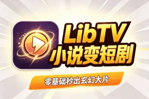 用LibTV AI把小说变玄幻短剧,零基础也能批量出片