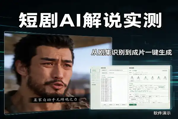 短剧二创教程:AI 把一整部剧做成解说片,一键出片