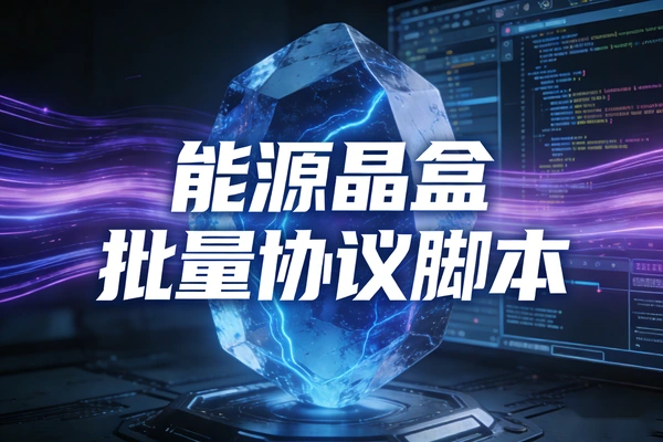 能源晶盒批量协议化签到执行任务