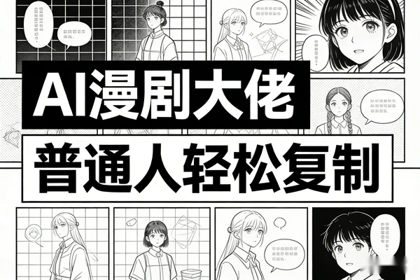 AI漫剧普通人也能轻松复制的大佬级制作课