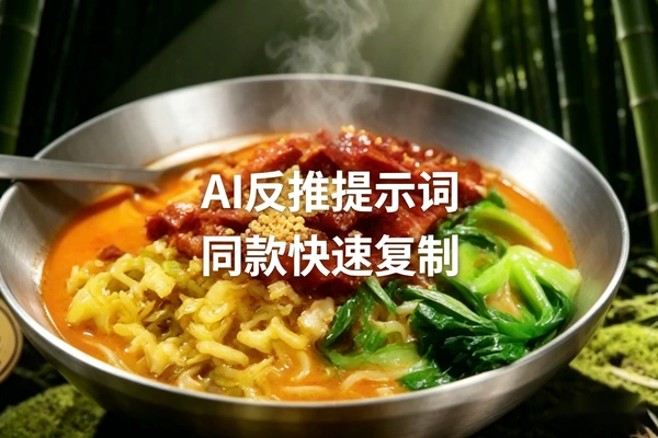 AI 反推海报提示词：同款快速复制