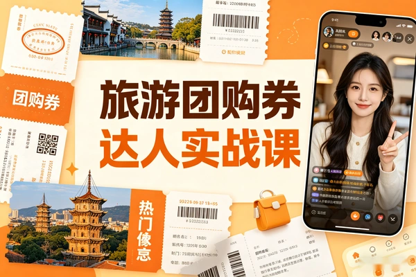 2026旅游团购带券达人实战课