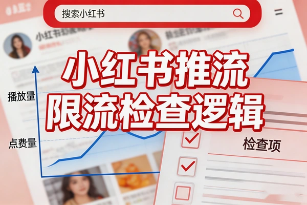 小红书是否正常推流检查逻辑