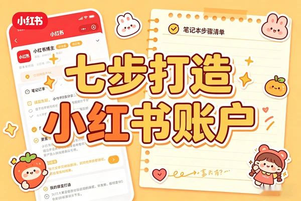 七步教你打造小红书账户