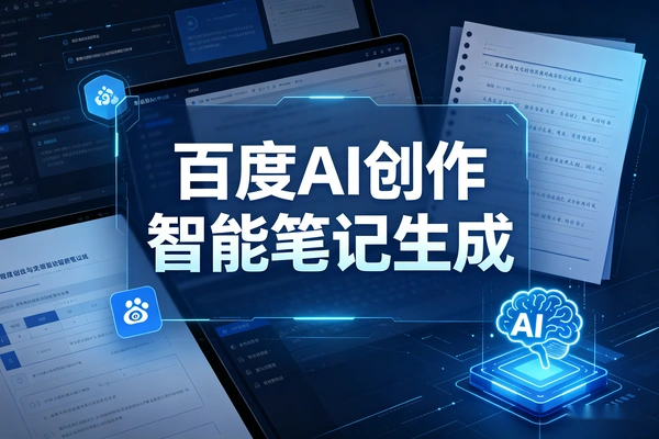 百度AI智能创作平台的笔记生成