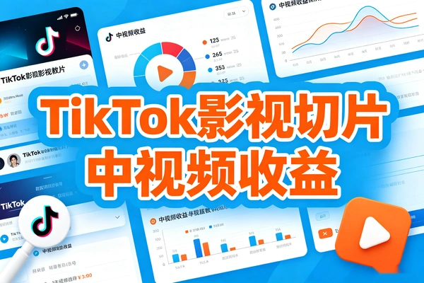TikTok影视切片教程轻松过原创稳拿Tk中视频收益