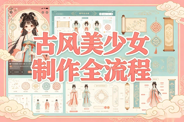 古风美少女角色制作全流程制作技巧