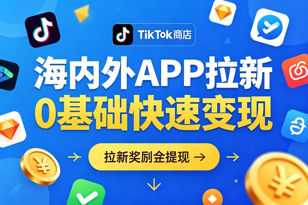 海内外APP拉新新手0基础也能快速变现
