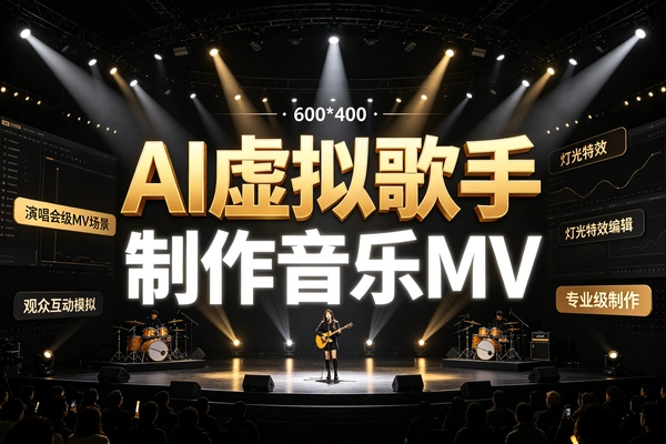 打造虚拟歌手AI全流程制作音乐MV