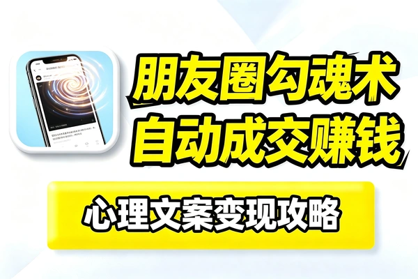 朋友圈勾魂文案秘籍让你自动成交