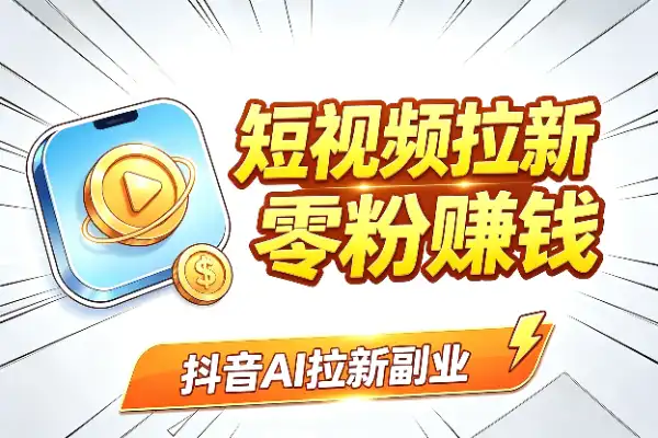 零粉零出镜的AI短视频拉新，这波机会别错过