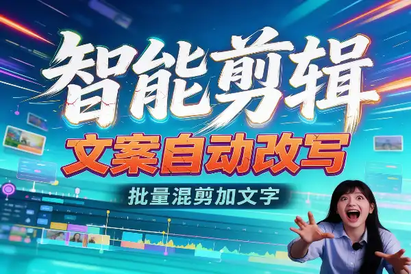 批量剪辑工具：养生类视频批量制作，剪映做贴纸+软件批量生成