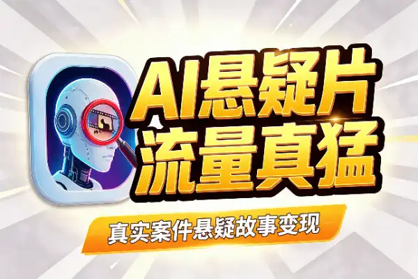 AI犯罪悬疑视频，流量真猛